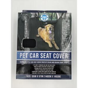 Brooklyn Gear Pet Hammock Car Seat Cover 55x57 Inch Black SUV Truck New